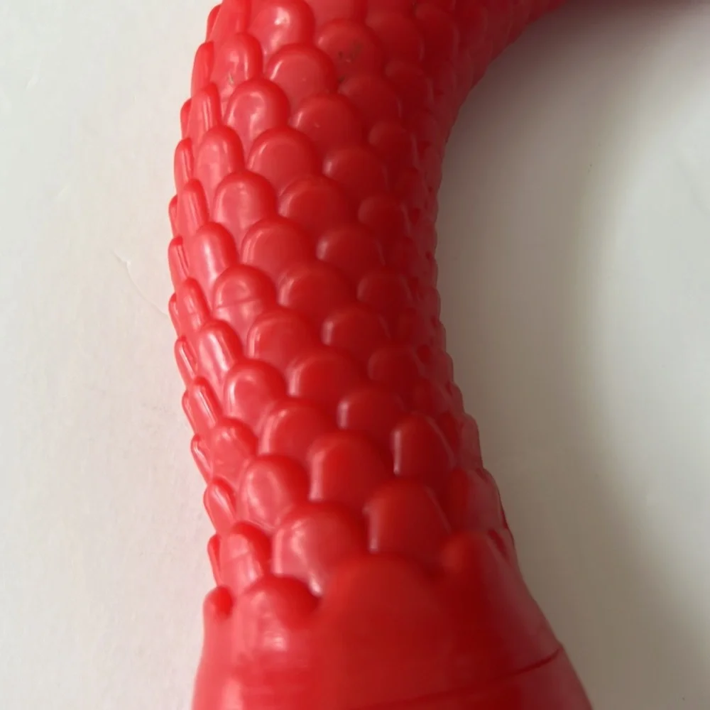 Red Squeaking Dog Toy